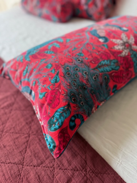 Funda Cojín Lorito Velvet - Imagen 3