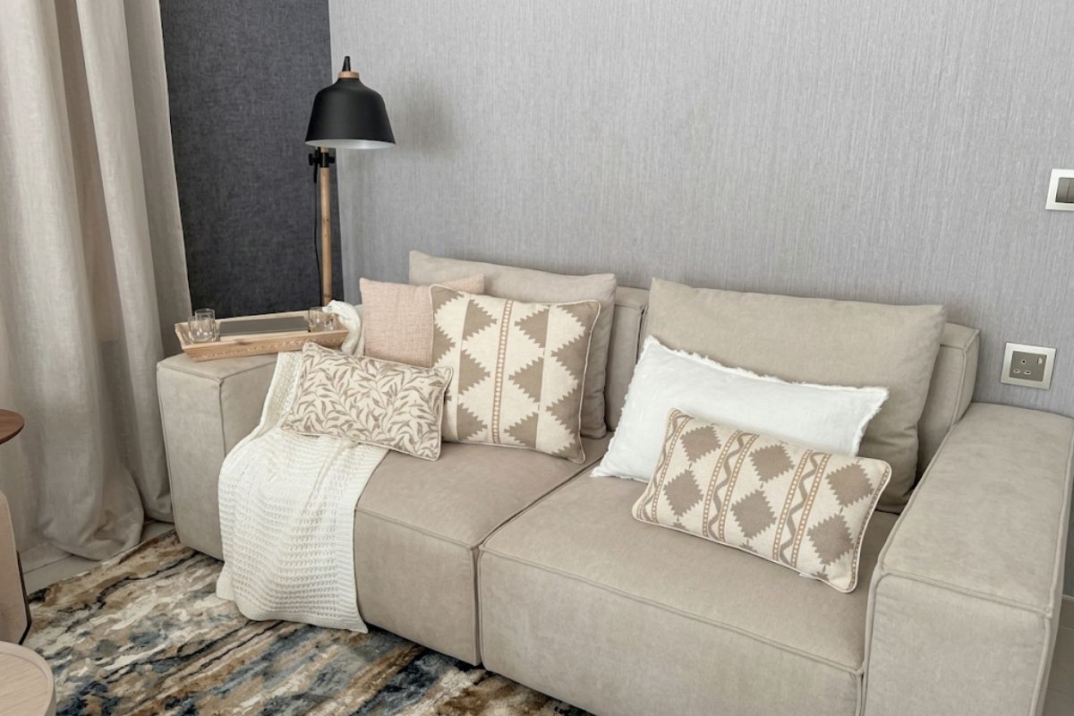 como elegir los cojines para el sofá